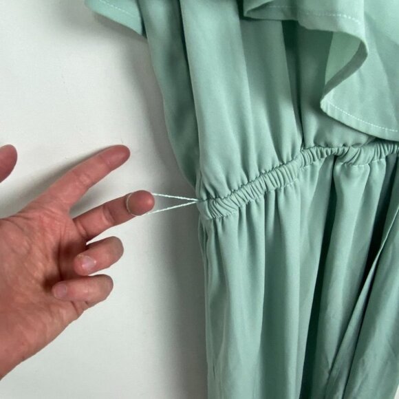 NWT Show Me Your Mumu Audrey Maxi Dress Green Size XXS Bridesmaid New Tags Gown - Picture 10 of 12